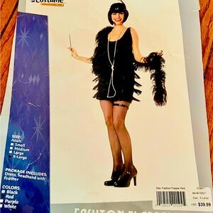 California Costume Collections Fashion Flapper Red Dress Costume. Size XL.